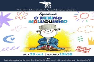 Instituição Aparecido Savegnago promove Concerto Pedagógico e Espetáculo “O Menino Maluquinho”