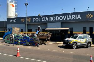 Carregamento de maconha é encontrado em carga de minério de ferro em Bauru