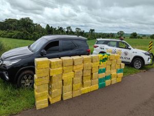 Polícia Militar Rodoviária apreende 1 tonelada de maconha