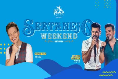 Sertanejo Weekend no Hot Beach entrega show exclusivo, hospedagem e parque aquático