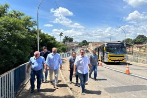 Representantes da ANTT visitam obra de construção da nova alça viária e da recuperação do viaduto 4 de novembro