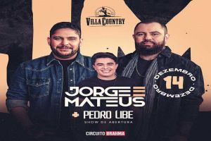 Jorge e Mateus em grande show no Villa Country