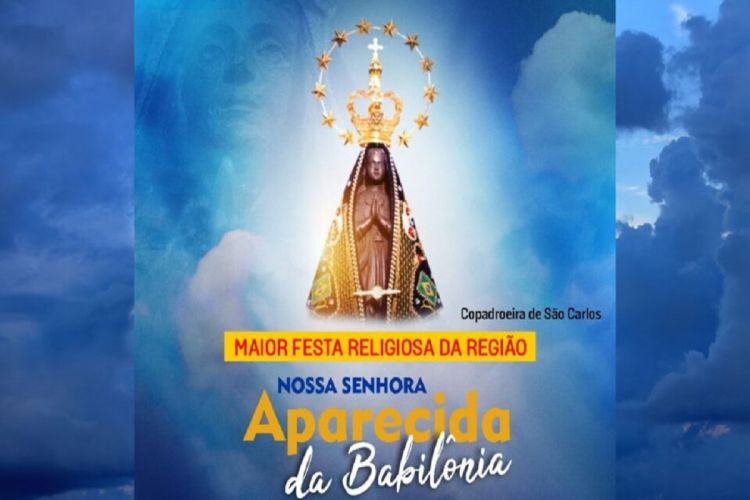 Começa nesta semana as comemorações de Nossa Sra. Aparecida da Babilônia, copadroeira de São Carlos