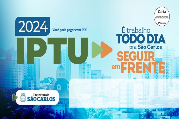 Carnês do IPTU começam a ser distribuídos na próxima semana