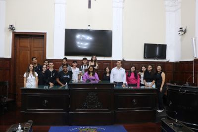 Alunos do SENAC participaram do projeto “Visite a Câmara”