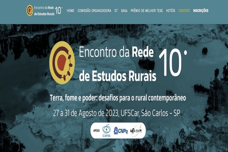 Terra, fome e poder são tema de 10º Encontro da Rede de Estudos Rurais