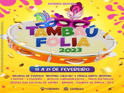 Prefeitura divulga data do &quot;Tambaú Folia 2023&quot;