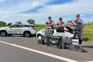 PM Rodoviária apreende mais de 255 kg drogas em duas cidades do interior