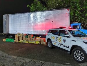 Polícia Militar Rodoviária apreende 1 tonelada de maconha