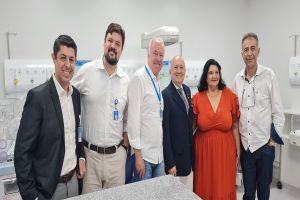 Rotary Club de São Carlos Pinhal visita a nova Unidade de Cuidados Intermediários Neonatal da Santa Casa