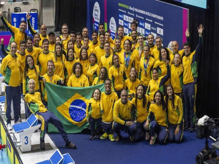 Brasil fecha Mundial de Natação Paralímpica com 46 pódios