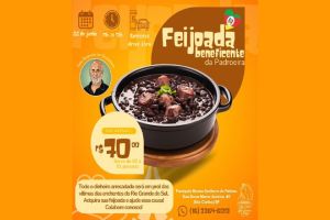 Feijoada Beneficente da Padroeira ajudará vítimas das enchentes do RS