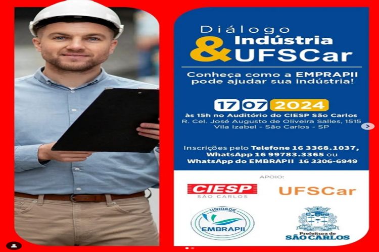 UFSCar e Ciesp promovem evento sobre parcerias entre Embrapii e indústrias da região