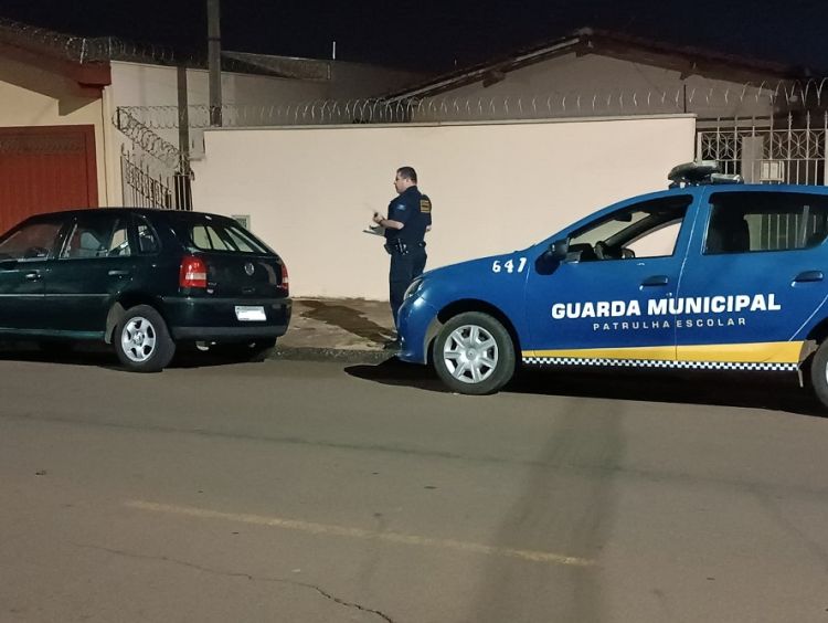 Guarda Municipal recupera carro antes do dono descobrir o furto do veículo