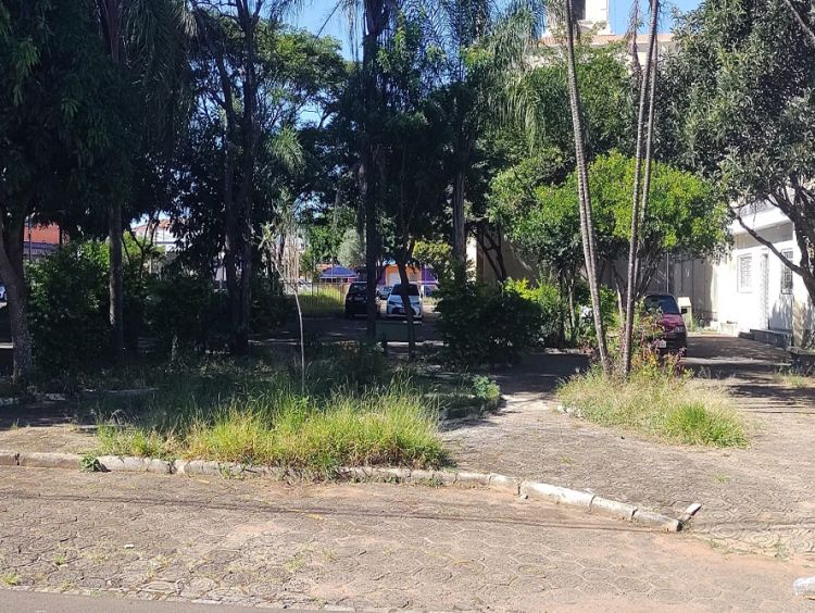 Moradores pedem zeladoria na praça da Paróquia Santo Antonio