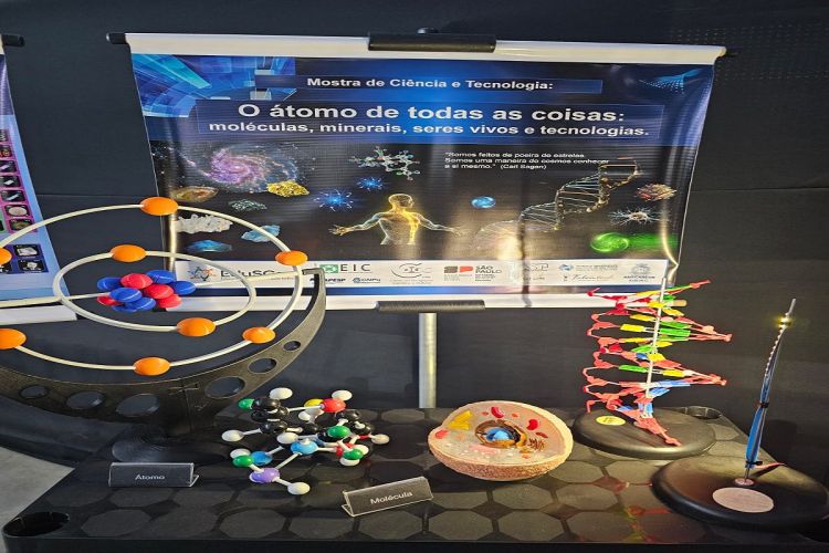 Museu Mário Tolentino apresenta exposição de ciência e tecnologia sobre átomos