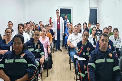 Santa Casa e Samu realizam treinamento conjunto para reforçar o combate ao AVC em São Carlos