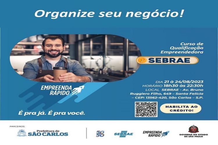 SMTER está com inscrições abertas para o programa Empreenda Rápido