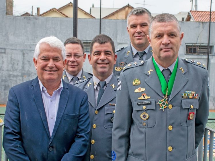 Presidente da Câmara, Marquinho Amaral, visita 38° Batalhão da PMI/SP