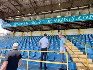 Estádio Luisão passa por vistoria prévia para a Copa São Paulo