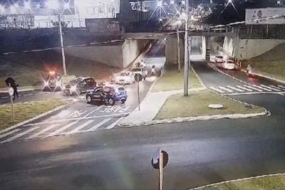 Guarda Municipal é atropelado durante operação escapamento