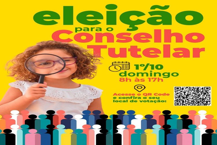 Domingo tem eleição para o Conselho Tutelar