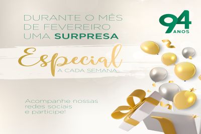 ACISC celebra 94 anos com ações especiais durante todo o mês de fevereiro